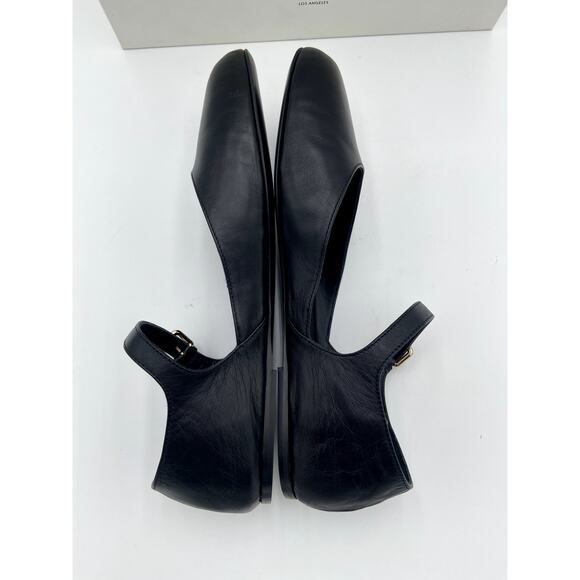 Co. Round Toe D'Orsay Flat in Black size 39.5 - Picture 12 of 14
